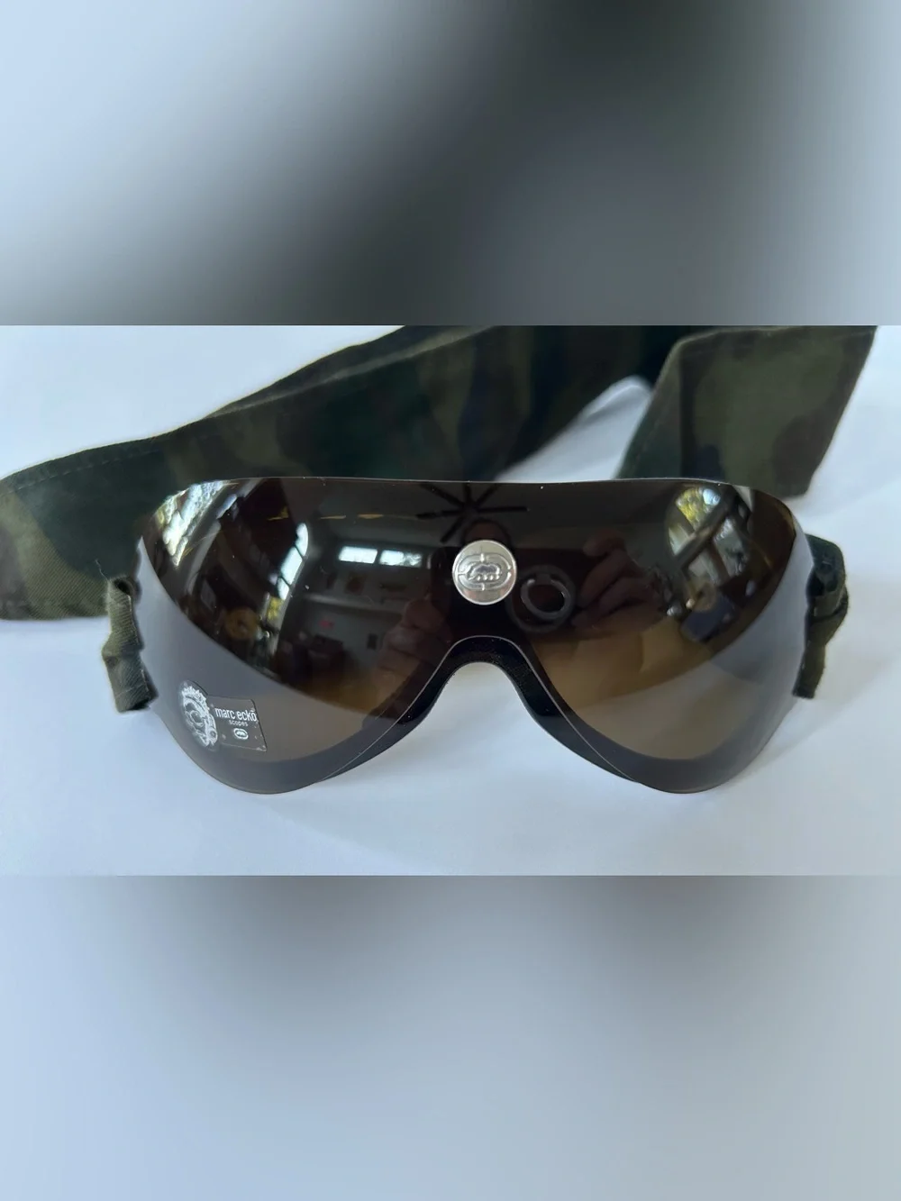 Marc Ecko Black Shield Camo Bandana Sunglasses